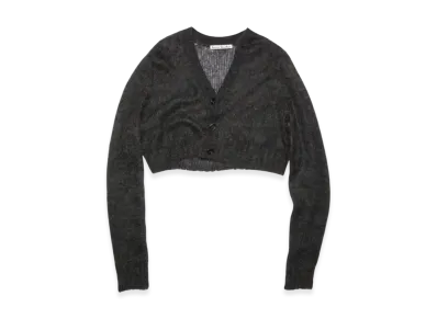 Acne Studios Cropped Cardigan "Anthracite Grey"