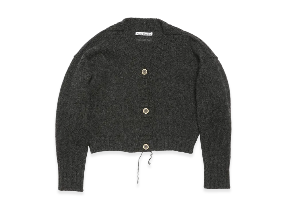 Acne Studios Knit Cardigan "Anthracite Grey"