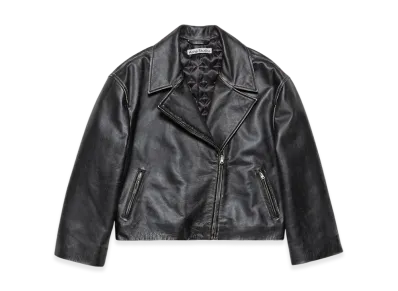 Acne Studios Denim Jacket Relaxed Cropped Fit "Anthracite Grey"