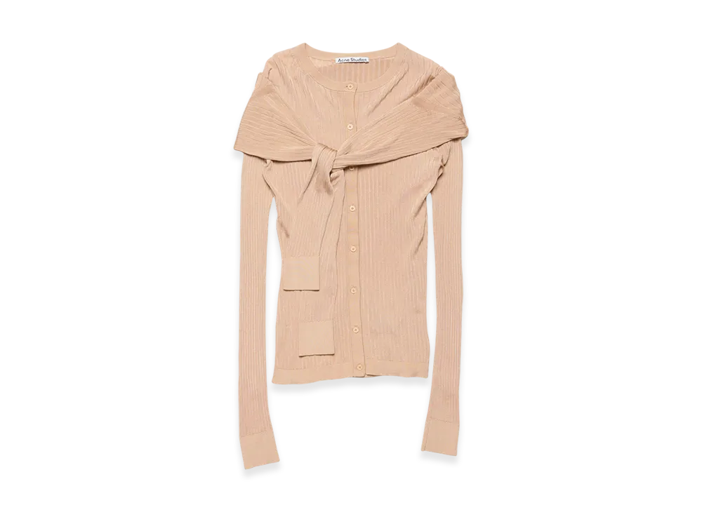 Acne Studios Knit Cardigan "Hazel Beige"