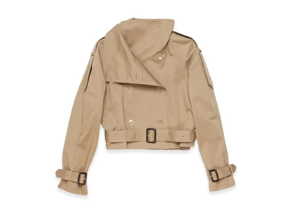 Acne Studios Doublebreasted Trench Jacket "Cold Beige"