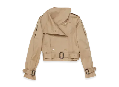 Acne Studios Doublebreasted Trench Jacket "Cold Beige"