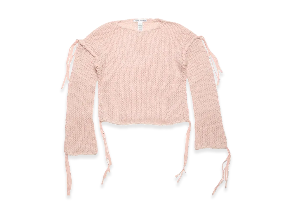 Acne Studios Lacing Knit Jumper "Light Pink"