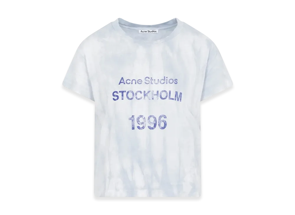 Acne Studios Logo Stamp T-Shirt "Pale Blue"