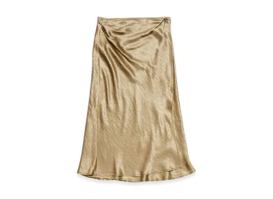 Acne Studios Satin Wrap Skirt "Old Green"