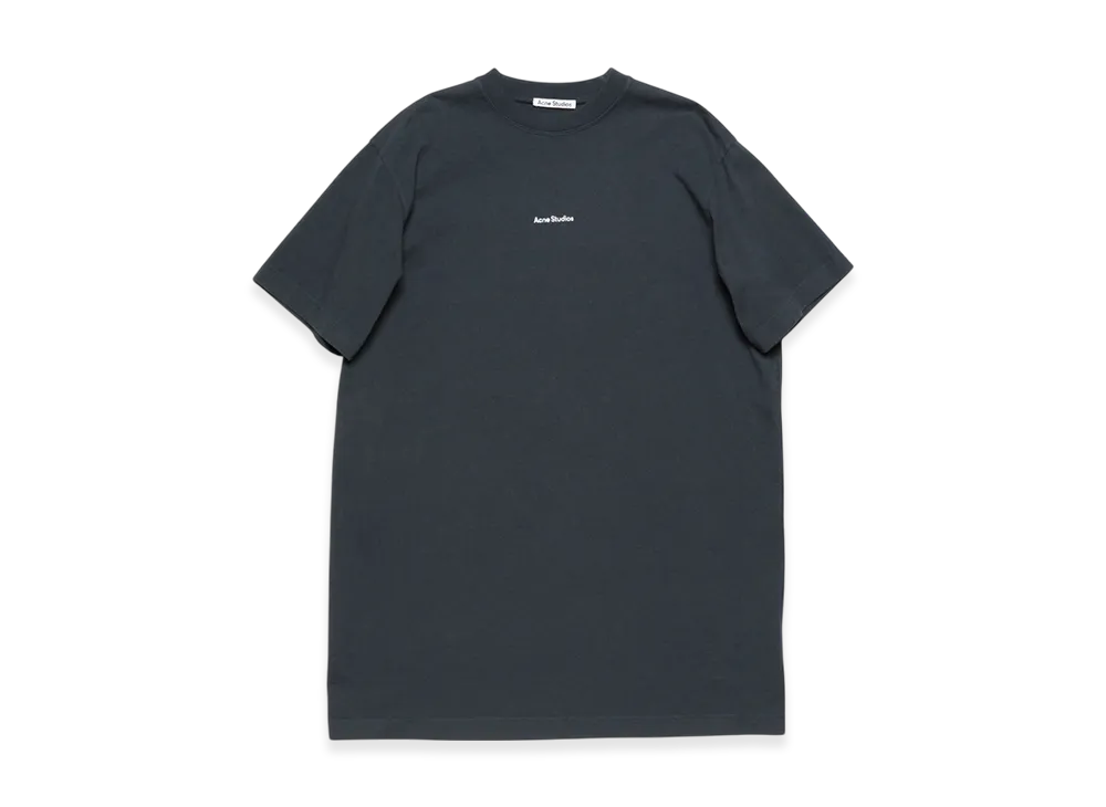 Acne Studios Logo T-Shirt Dress "Black"