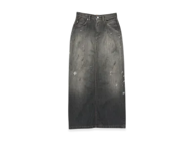 Acne Studios Mid Length Denim Skirt "Black"