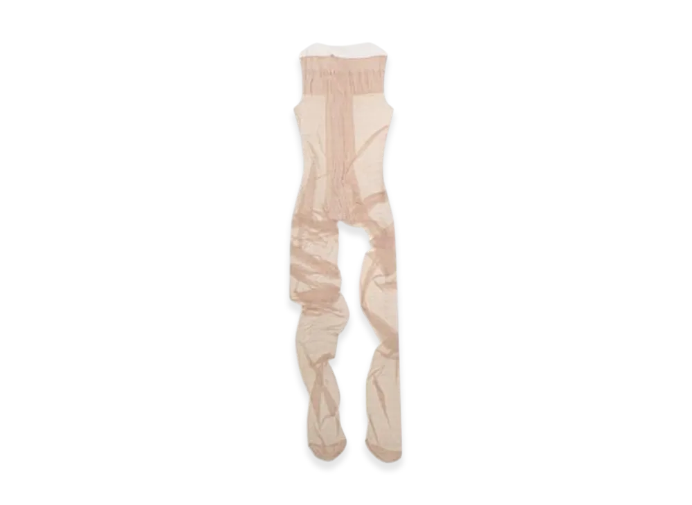 Acne Studios Print Long Dress "White/Beige"