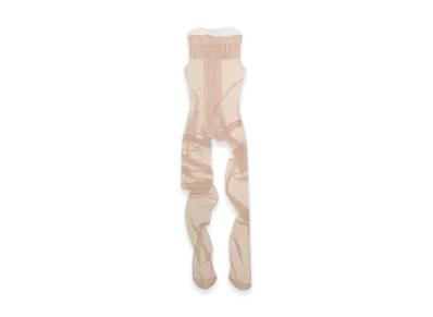Acne Studios Print Long Dress "White/Beige"