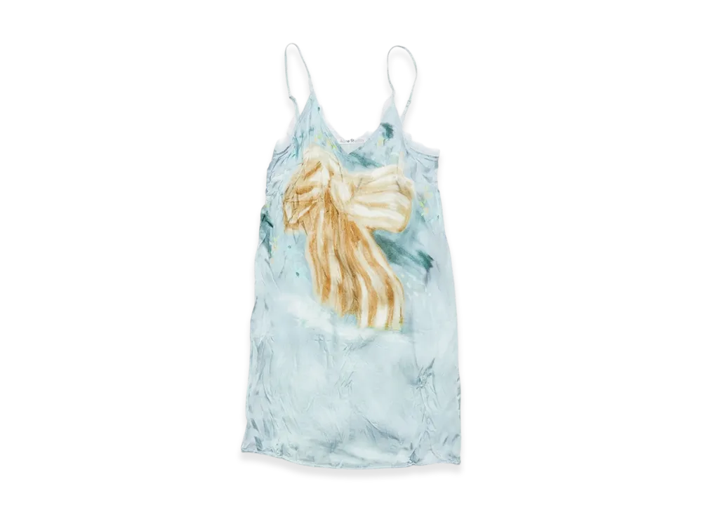 Acne Studios Printed Blouse Dress "Light Blue"