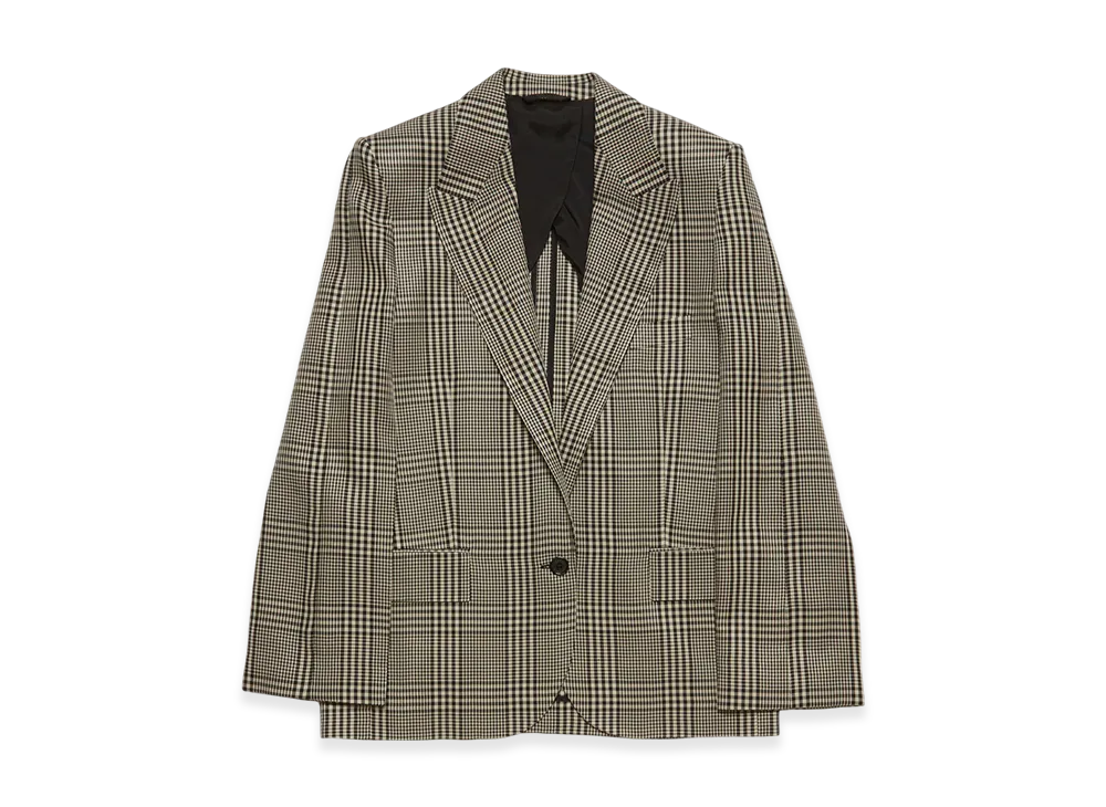 Acne Studios Single Breasted Jacket Regular Fit "Multi/Brown"