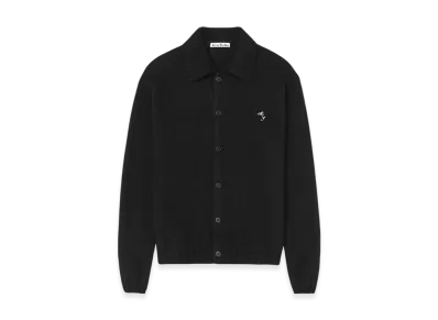 Acne Studios Polo Wool Cardigan "Black"