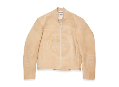 Acne Studios Suede Leather Jacket "Sand Beige"