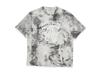 Acne Studios T-Shirt Plaster Print "Faded Black"