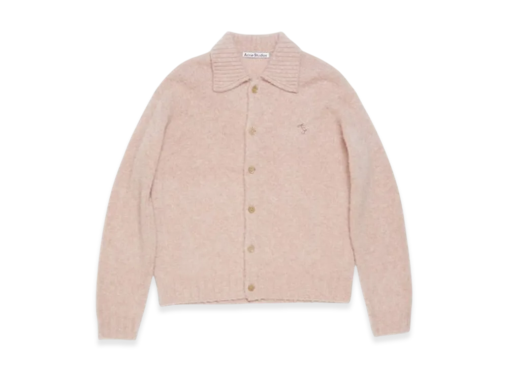 Acne Studios Polo Wool Cardigan "Pink"