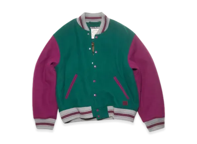 Acne Studios Varsity Jacket "Night Green"
