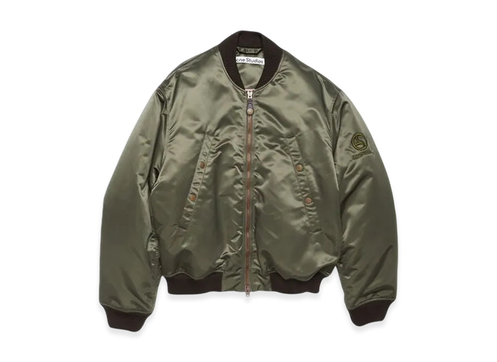 Acne Studios Bomber Jacket Logogram "Military Green"