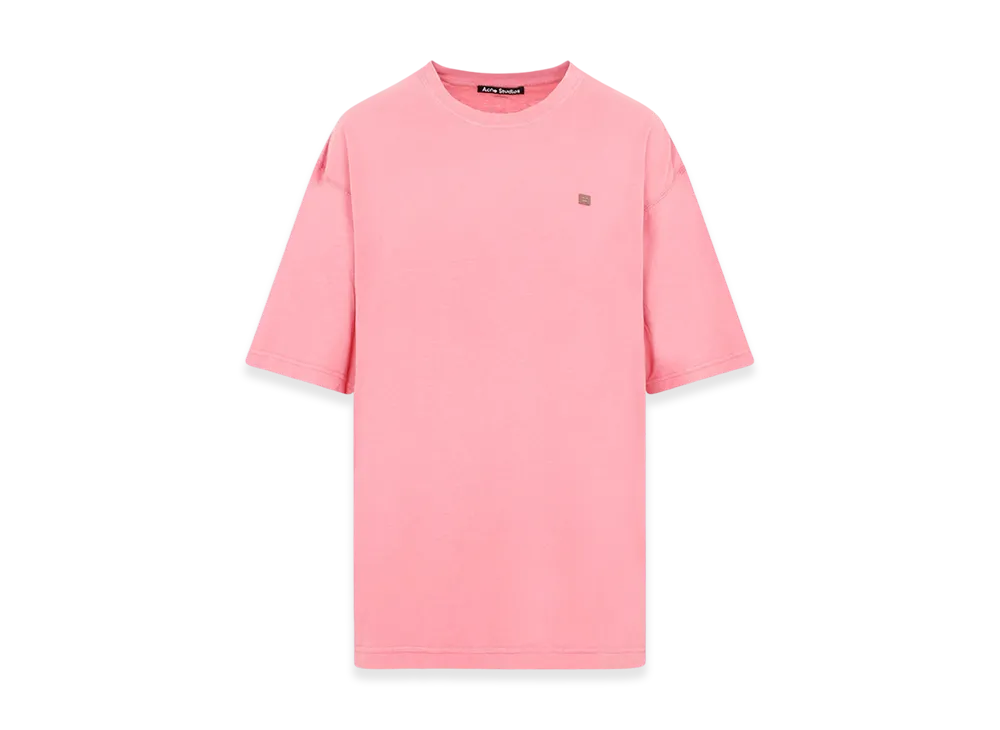 Acne Studios Crewneck T-Shirt "Bubblegum Pink"