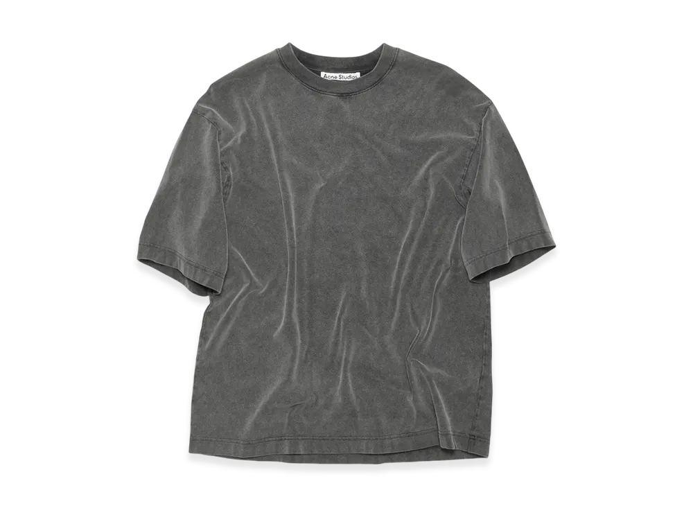Acne Studios Crewneck T-Shirt "Faded Black"