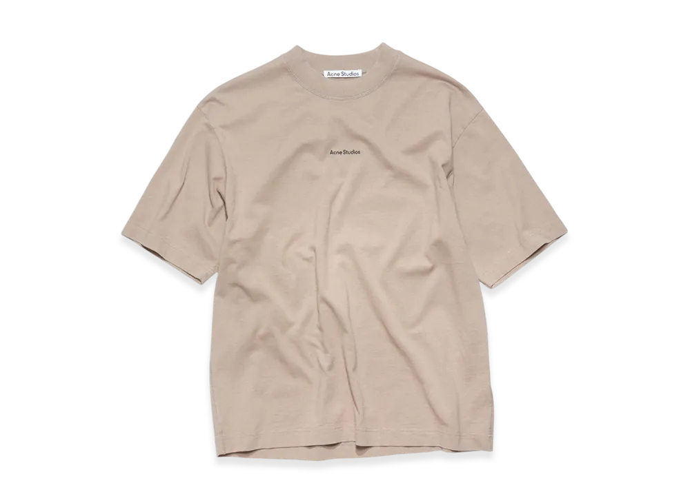 Acne Studios Logo T-Shirt "Mushroom Beige"