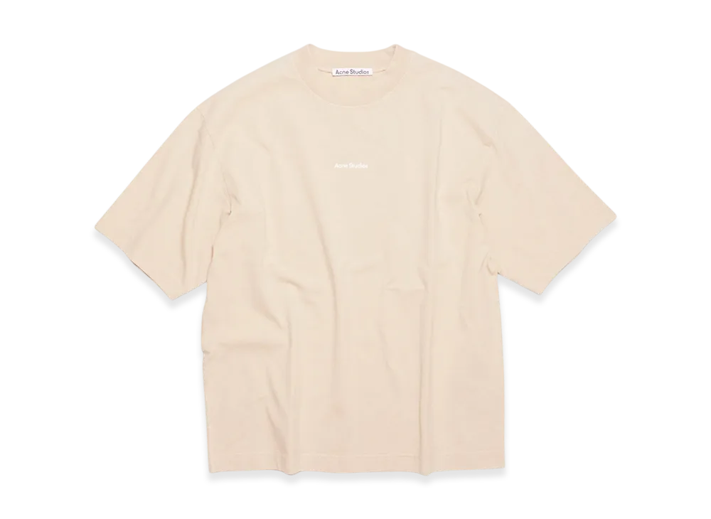 Acne Studios Logo T-Shirt "Champagne Beige"