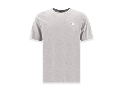 Acne Studios Ellison Face Slim-Fit Crewneck T-Shirt "Light Grey Melange"