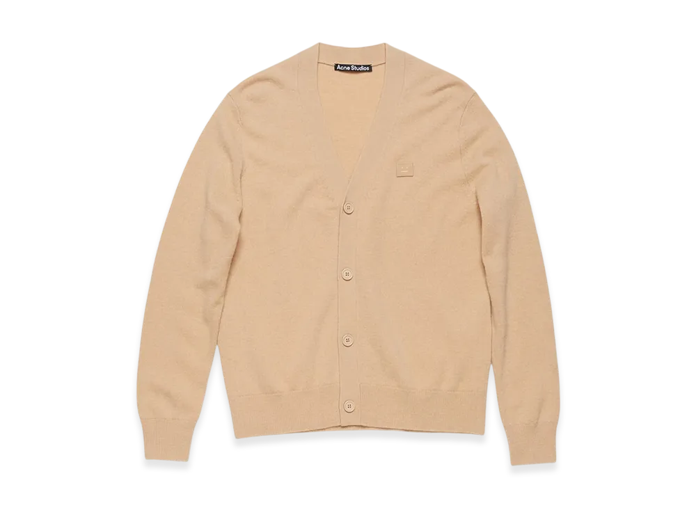 Acne Studios V-Neck Cardigan "Biscuit Beige"