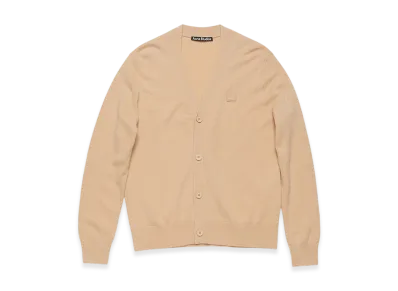 Acne Studios V-Neck Cardigan "Biscuit Beige"