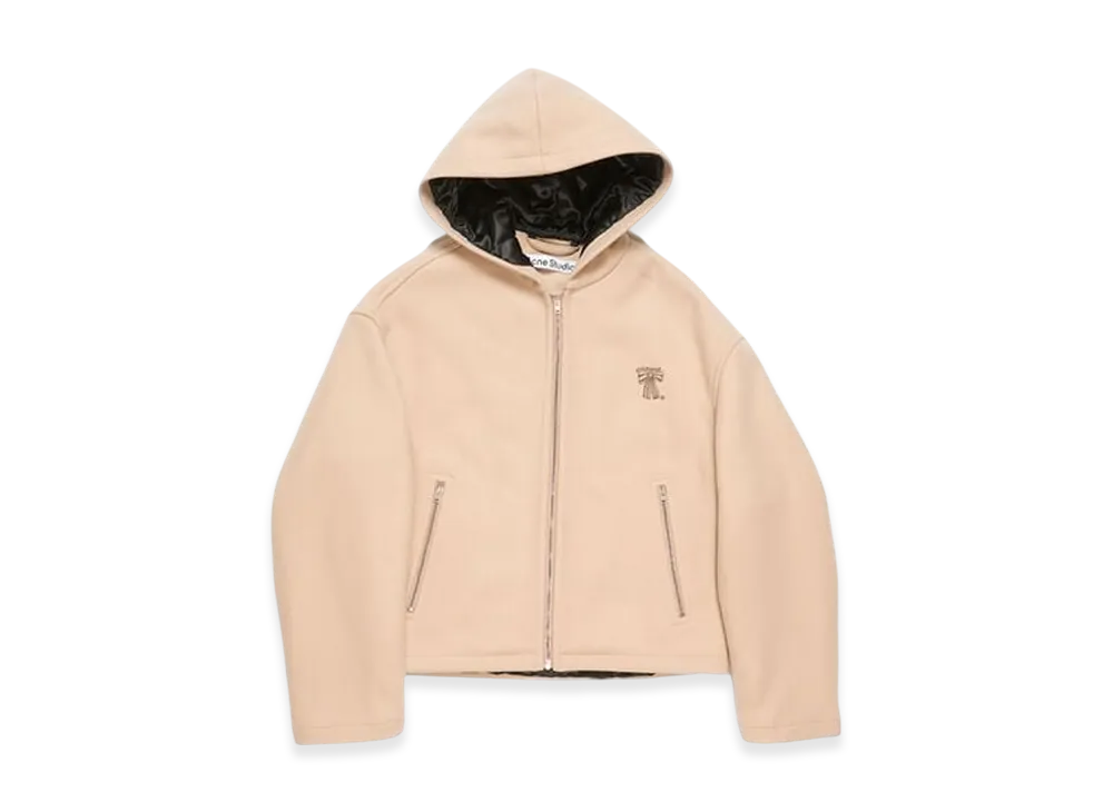 Acne Studios Hooded Wool Jacket "Camel Beige"
