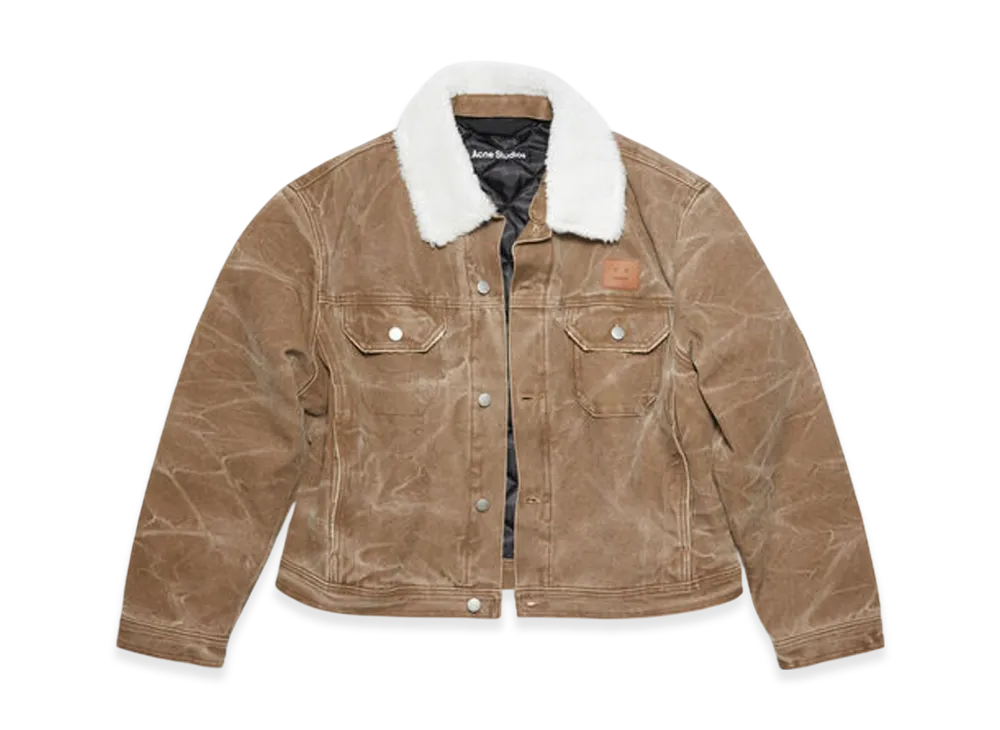 Acne Studios Padded Denim Jacket "Toffee Brown"
