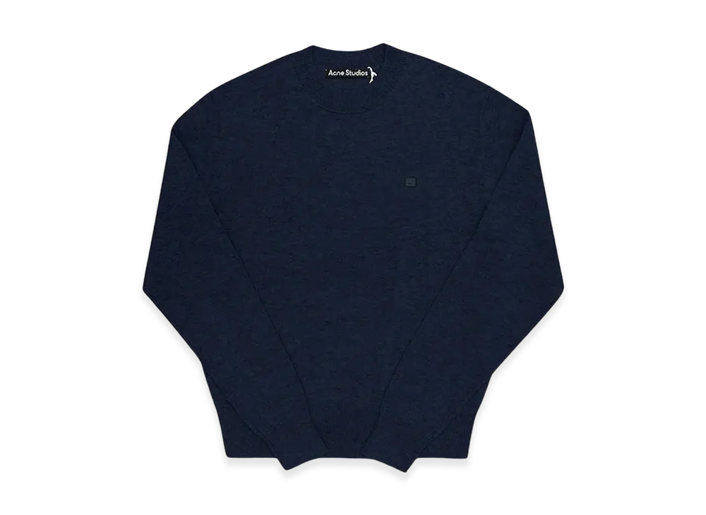 Acne Studios Jumper Yak Wool Sweater Knit "Navy Melange"