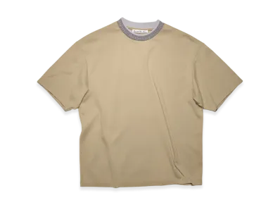 Acne Studios Logo Binding T-Shirt "Dark Beige"
