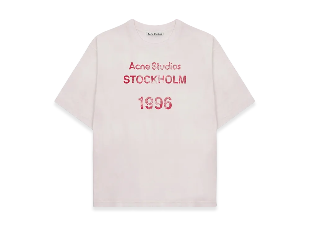 Acne Studios Logo Stamp T-Shirt "Pale Orange"