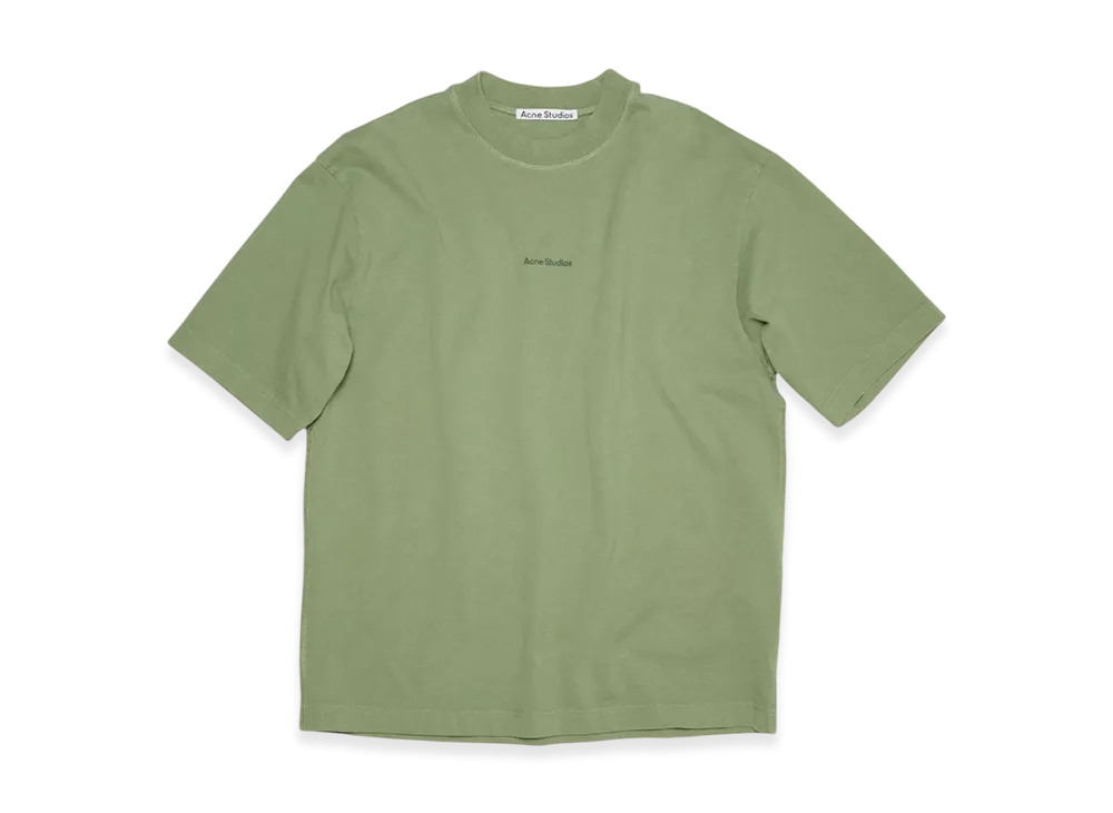 Acne Studios Logo T-Shirt - 22SS "Sage Green"