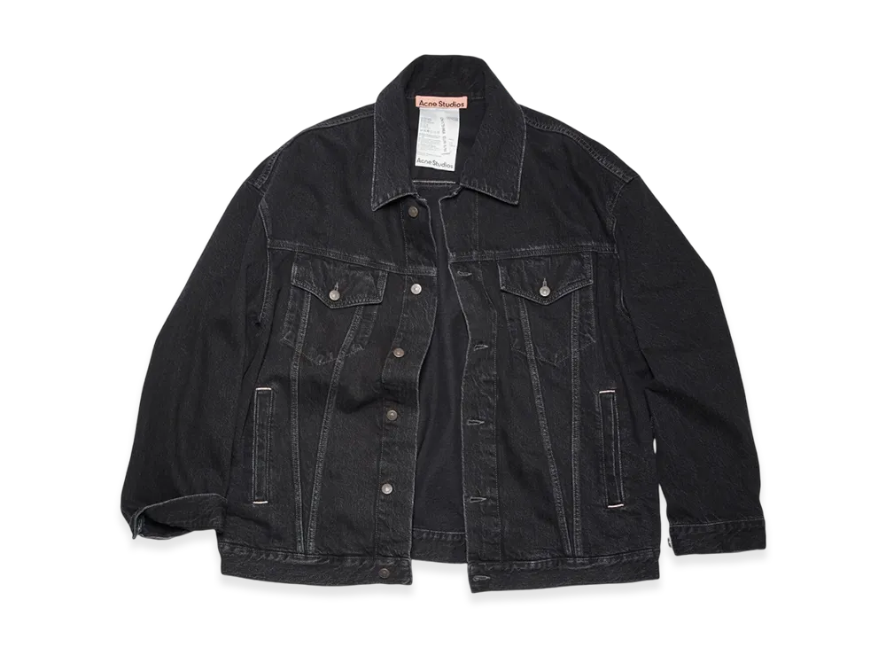 Acne Studios Loose Fit Denim Jacket "Black"