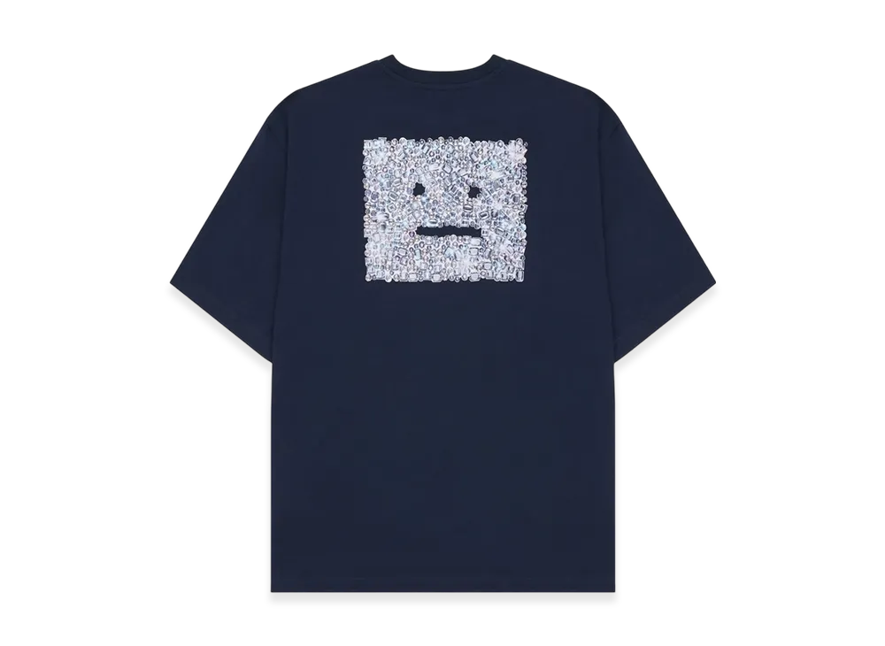 Acne Studios Printed T-Shirt "Navy"