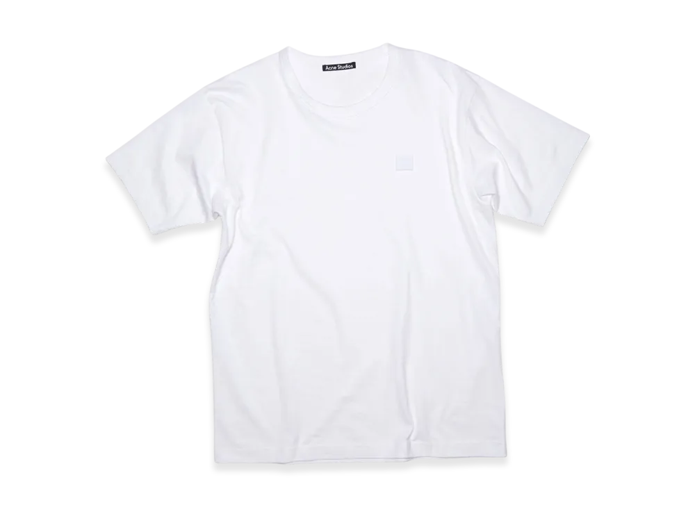 Acne Studios Nash Face Crewneck T-Shirt "Optic White"