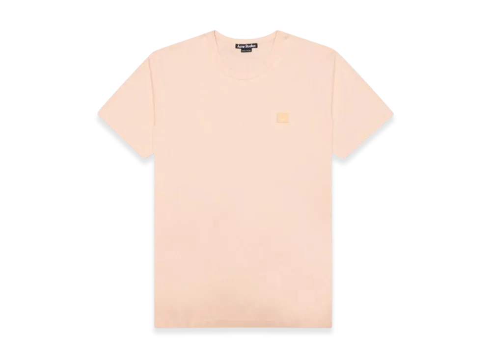 Acne Studios Nash Face Crewneck T-Shirt "Powder Pink"