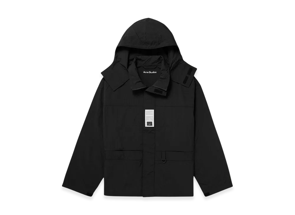 Acne Studios Nylon Hooded Jacket "Black"