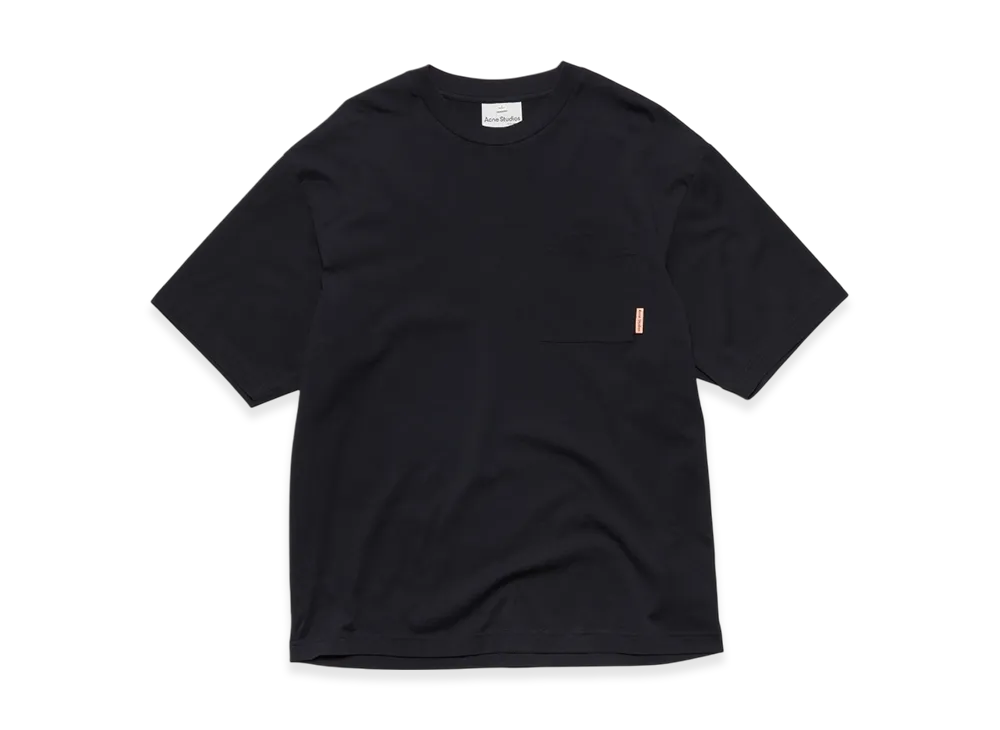 Acne Studios Pink Label Cotton Pocket T-Shirt "Black"