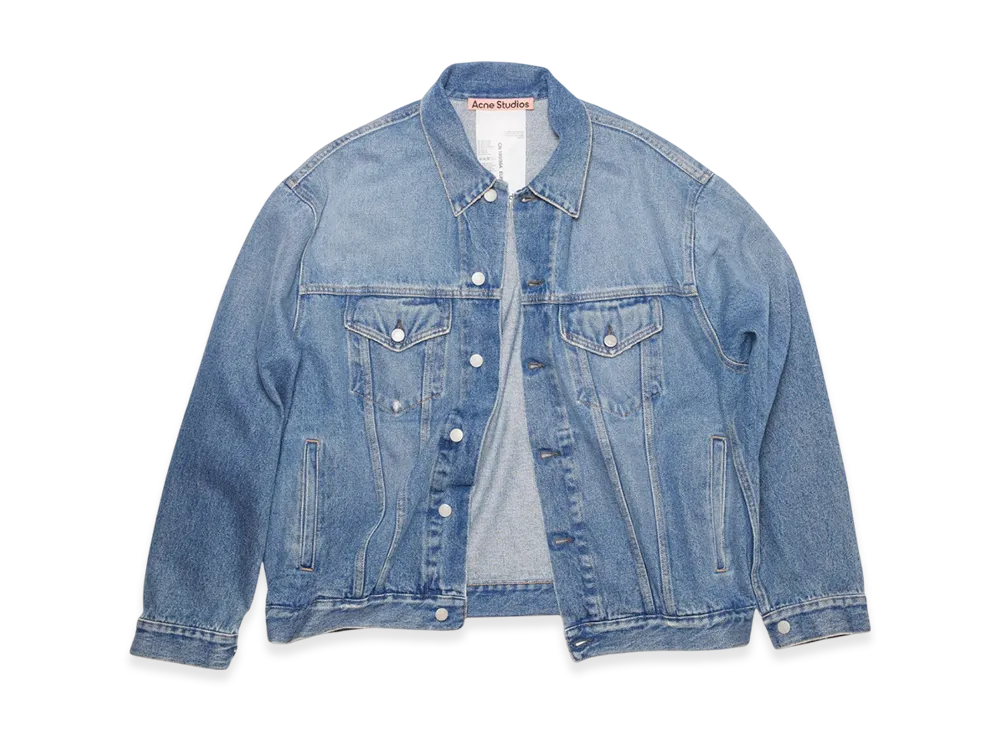 Acne Studios Relaxed Denim Jacket "Mid Blue"