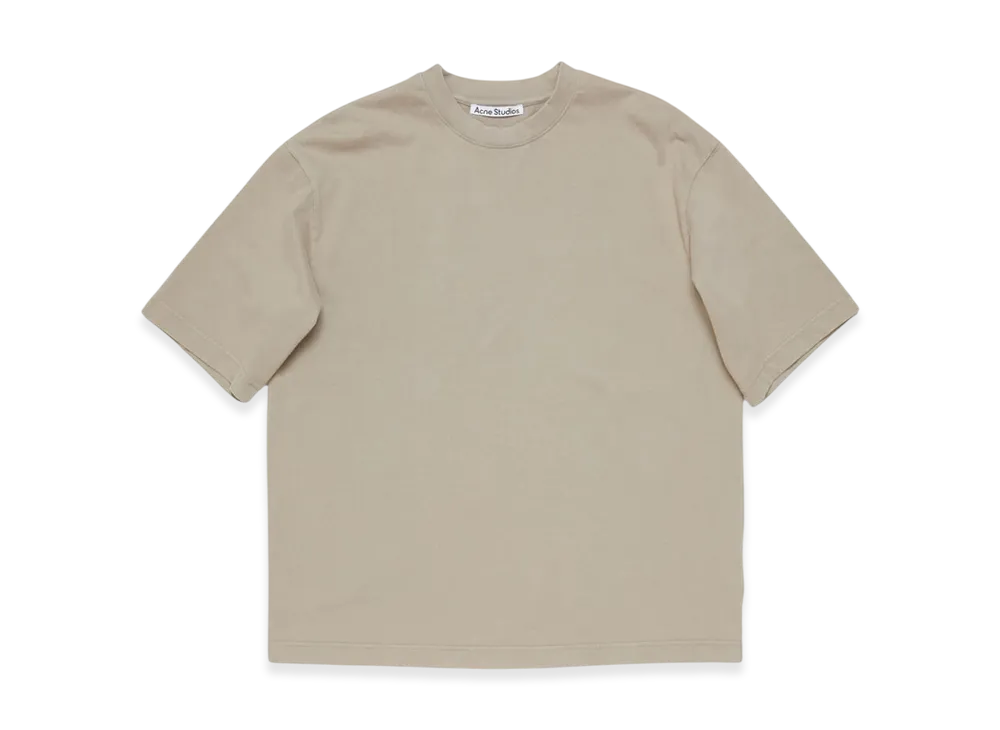 Acne Studios Relaxed Fit Crewneck T-Shirt "Concrete Grey"