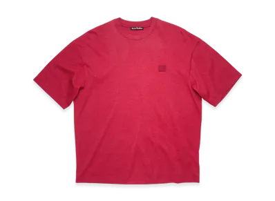 Acne Studios Relaxed Fit T-Shirt - 21SS "Deep Red"