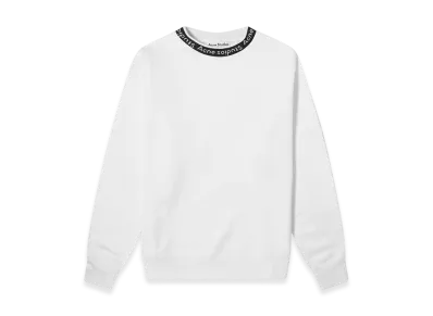 Acne Studios Rib Fulton Sweatshirt "Optic White"
