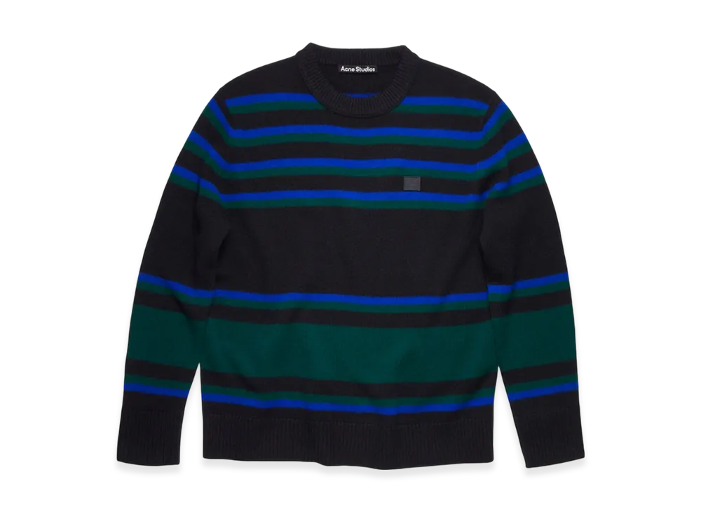 Acne Studios Stripe Sweater "Black/Blue"