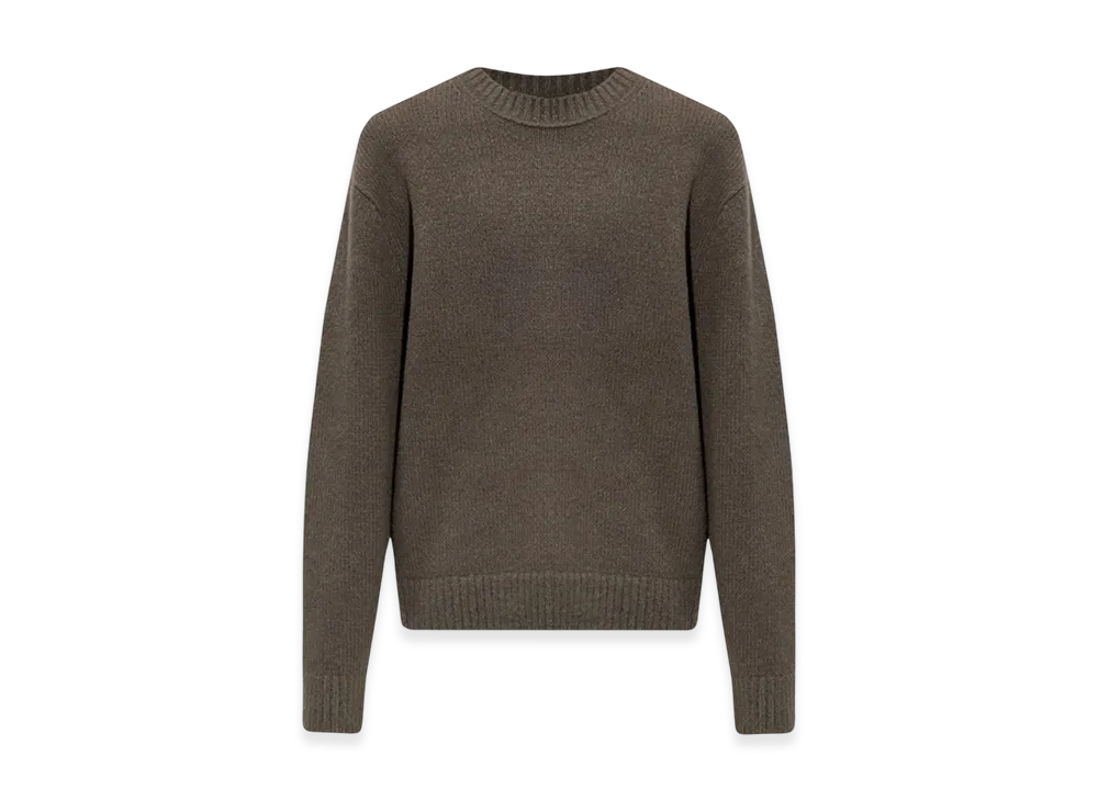 Acne Studios Wool Blend Crew Neck Jumper "Forest Green"