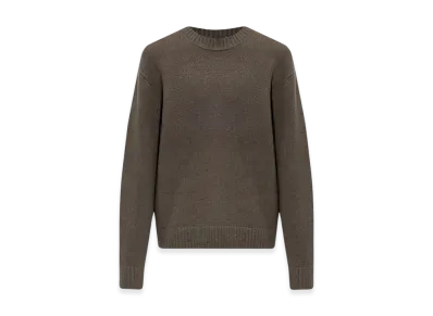 Acne Studios Wool Blend Crew Neck Jumper "Forest Green"