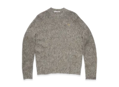 Acne Studios Wool Crewneck Jumper "Anthracite Grey/Off White"