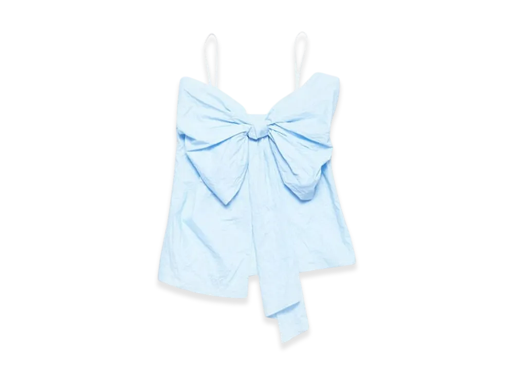 Acne Studios Bow Strap Blouse "Light Blue"