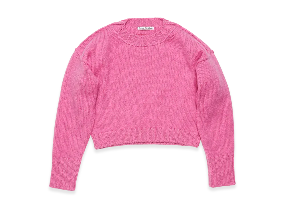 Acne Studios Crew Neck Wool Jumper "Pink"